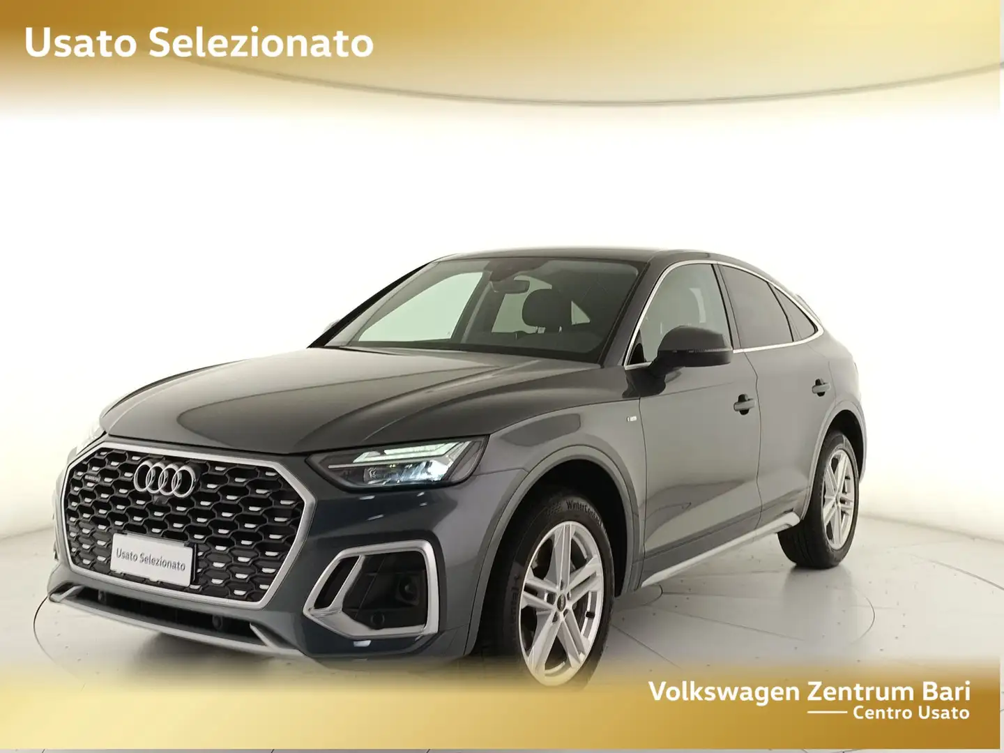 Audi Q5 sportback 40 2.0 tdi mhev 12v s line quattro s-tro Gris - 1
