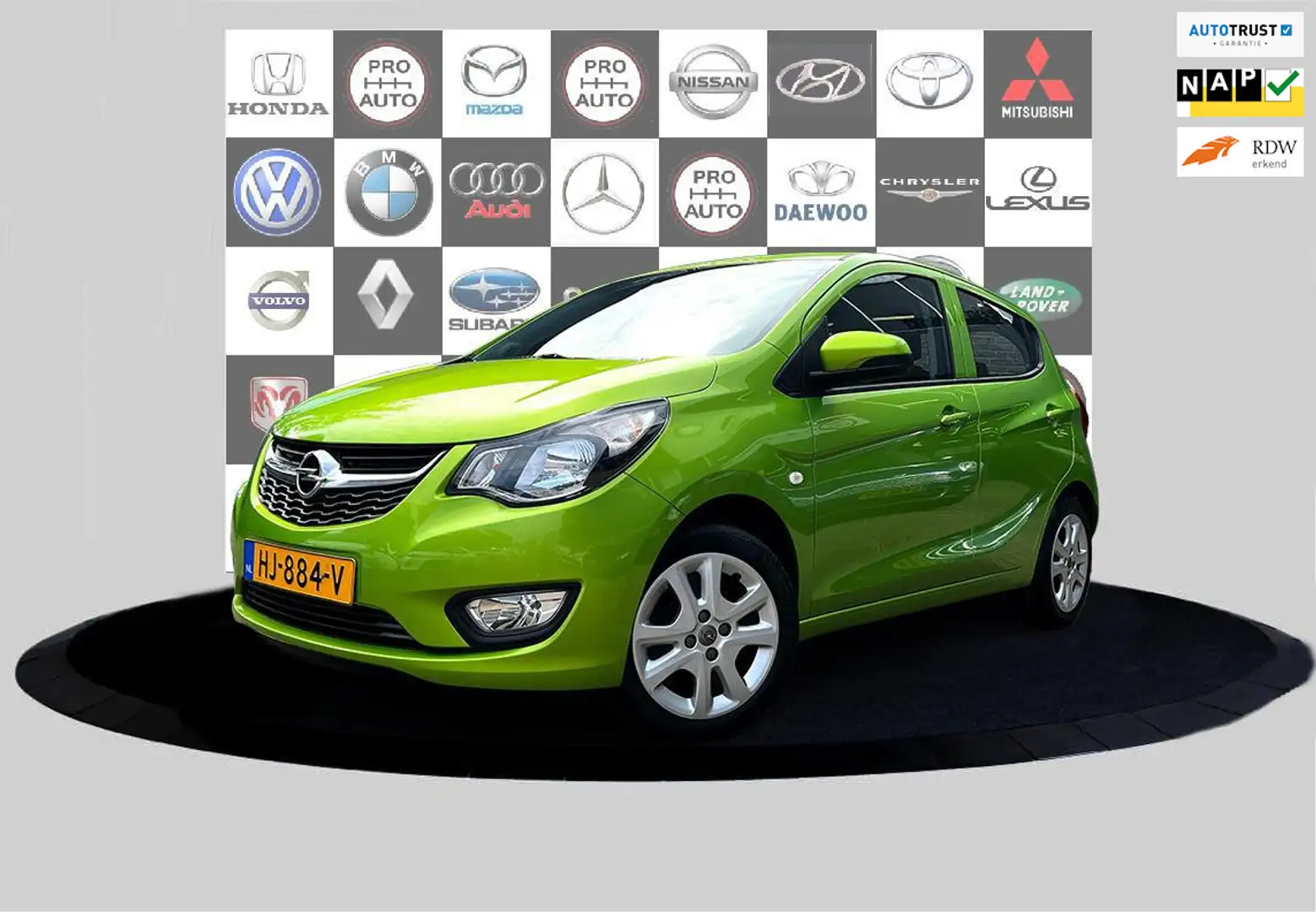 Opel Karl 1.0 ecoFLEX Edition Airco_Cruise_City stand _Stoel zelena - 1