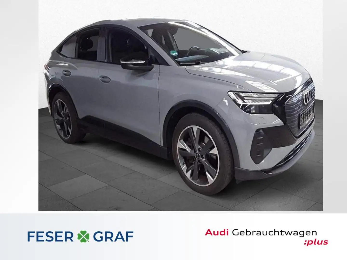 Audi Q4 e-tron Sportback e-tron 40 adv. +AHK+Matrix+Navi pro+ Gris - 1
