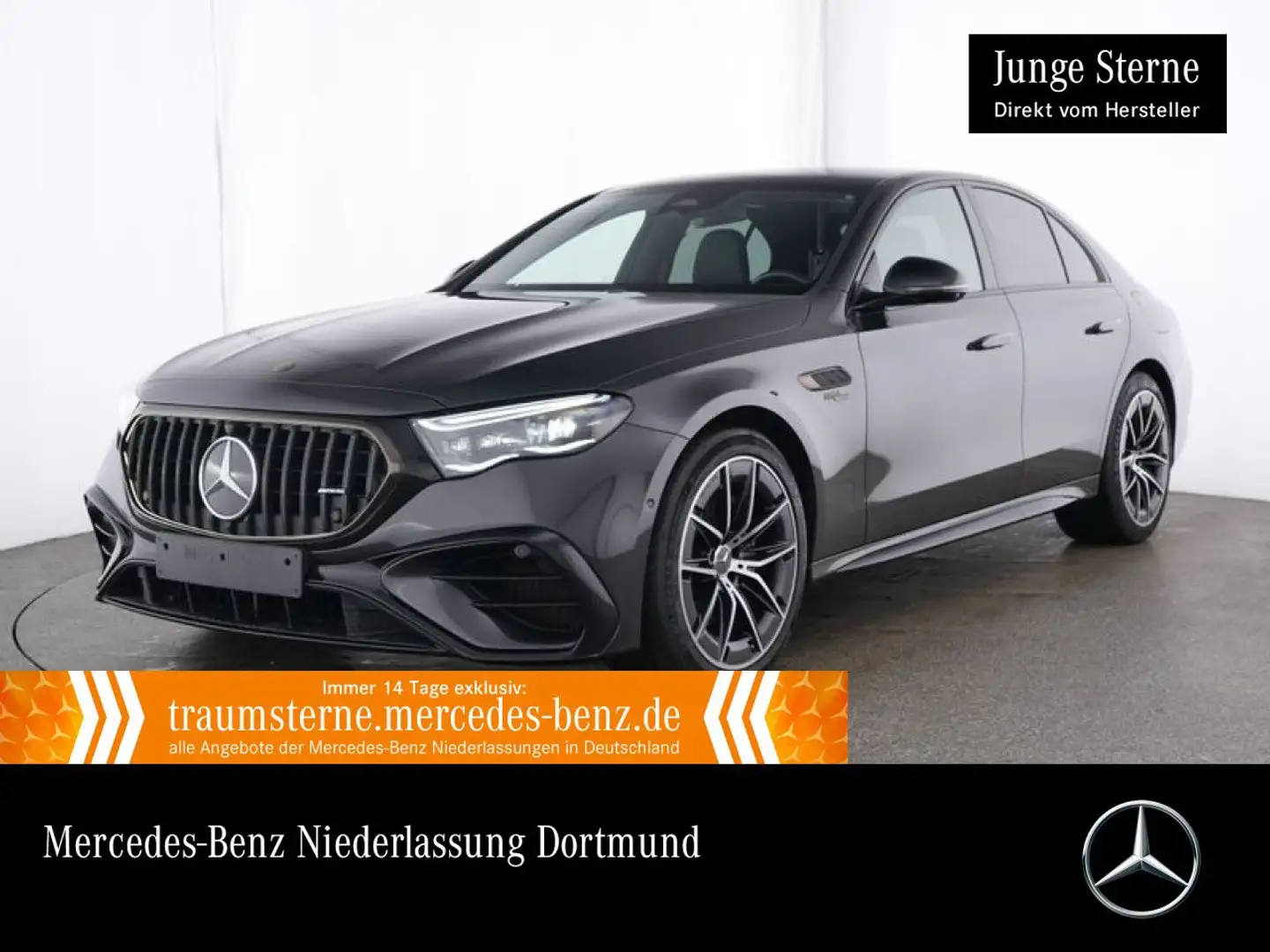 Mercedes-Benz E 53 AMG 4M Hybrid 360° Burmester Distr. Totwinkel Grau - 1