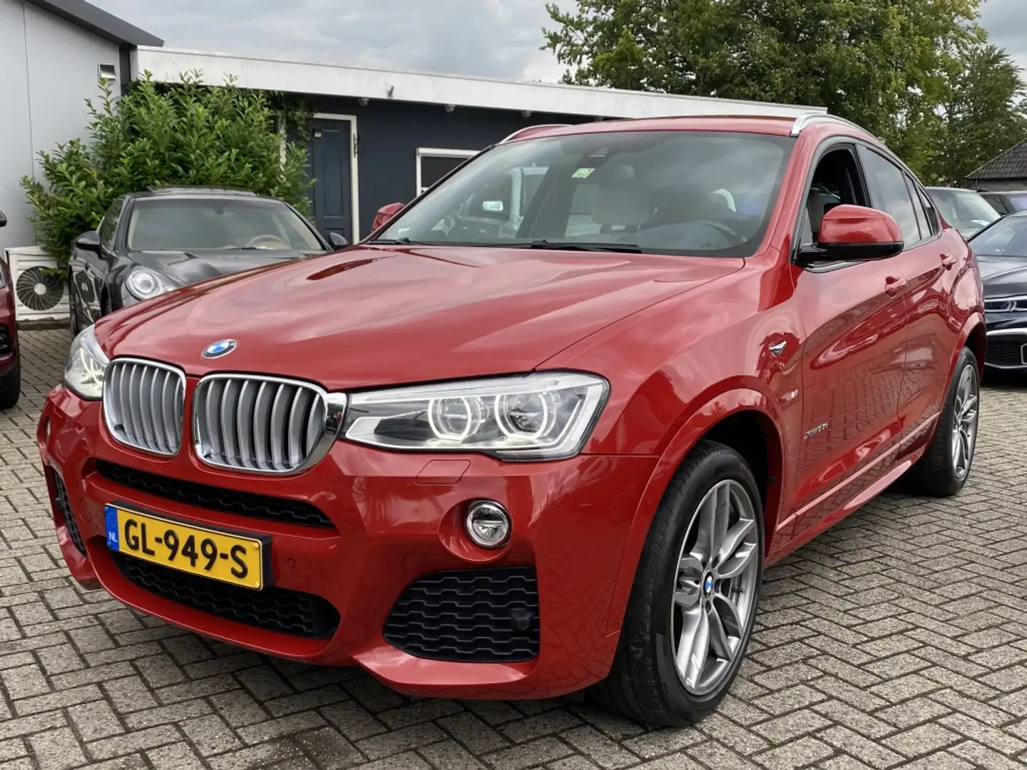 BMW X4 3.5D X-Drive M-Pakket 2014 Rood Dealerauto Rood - 1