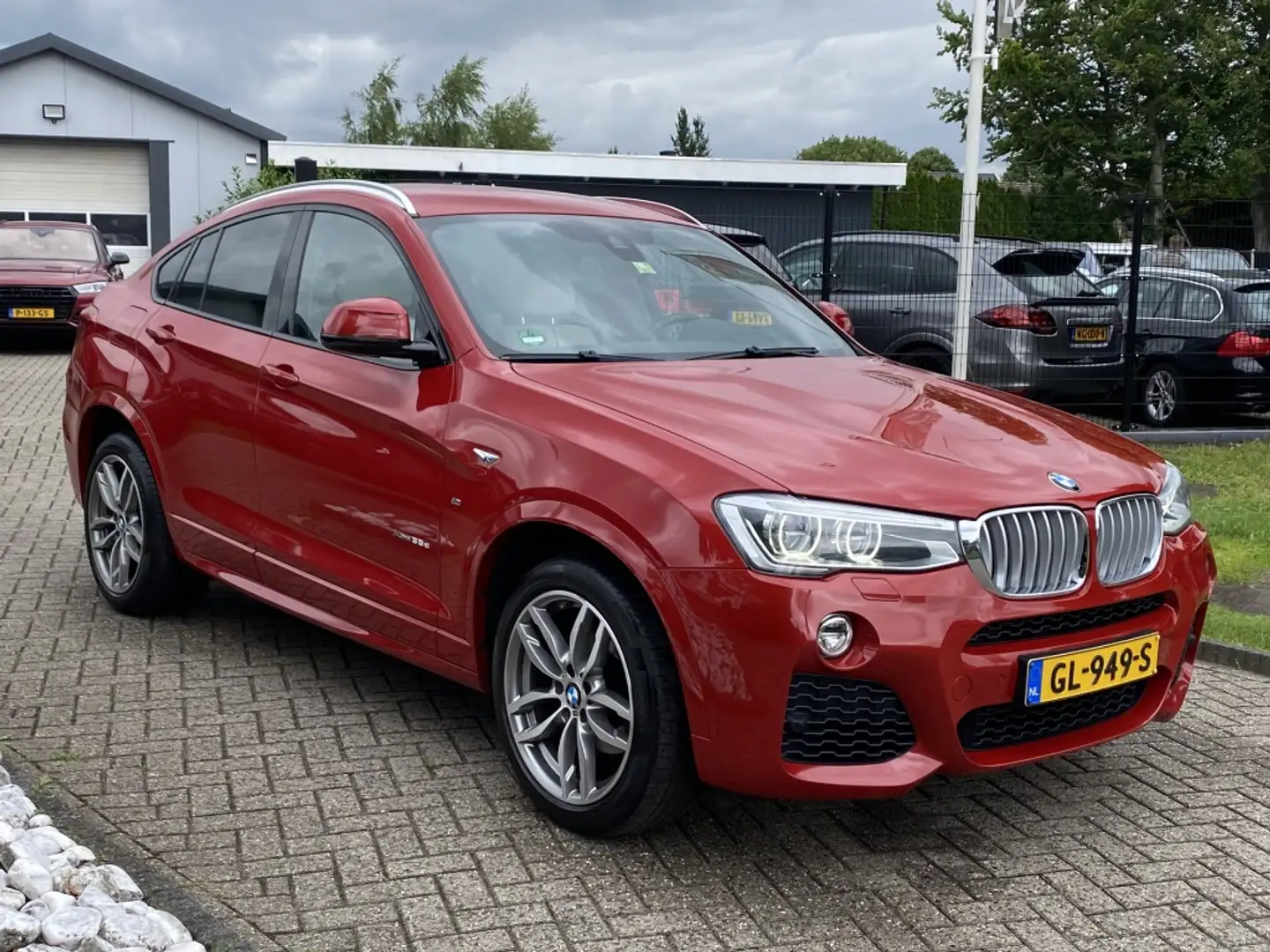 BMW X4 3.5D X-Drive M-Pakket 2014 Rood Dealerauto Rood - 2