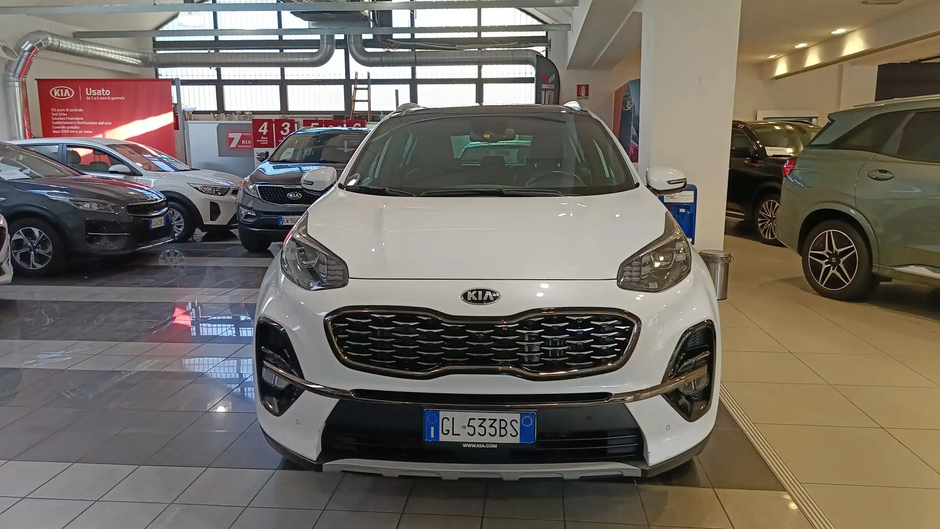 Kia Sportage 1.6 CRDI 136 CV DCT7 2WD Mild Hybrid GT Line Weiß - 2