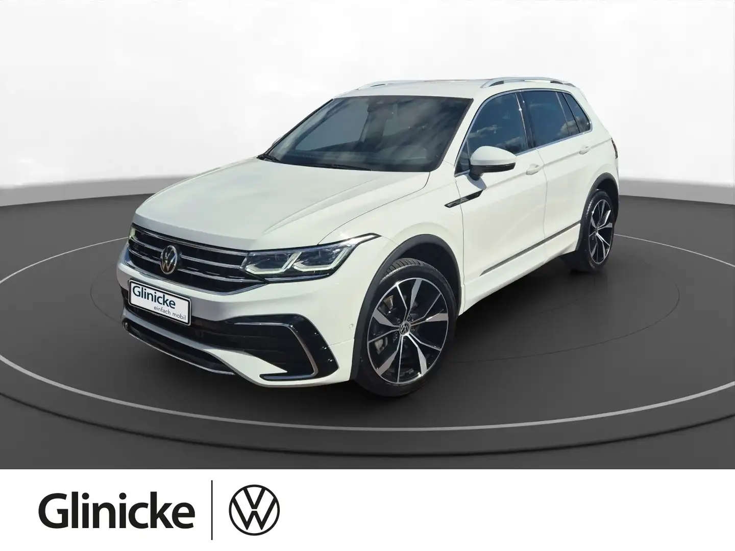 Volkswagen Tiguan 2.0 TDI DSG R-line 4Motion Navi AHK Kamer Weiß - 1