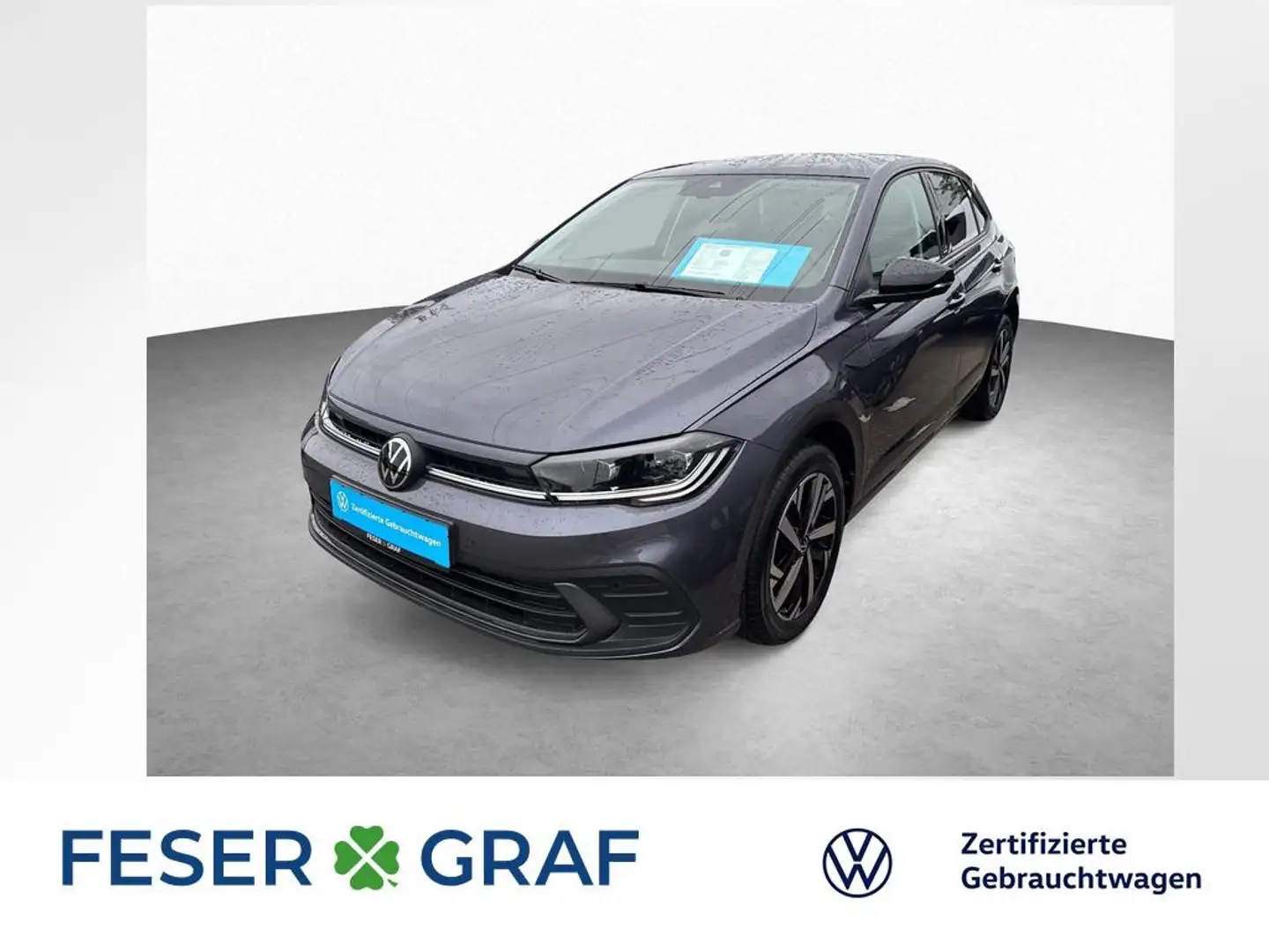 Volkswagen Polo 1.0 TSI LIFE DSG AHK MATRIX APP Grau - 1