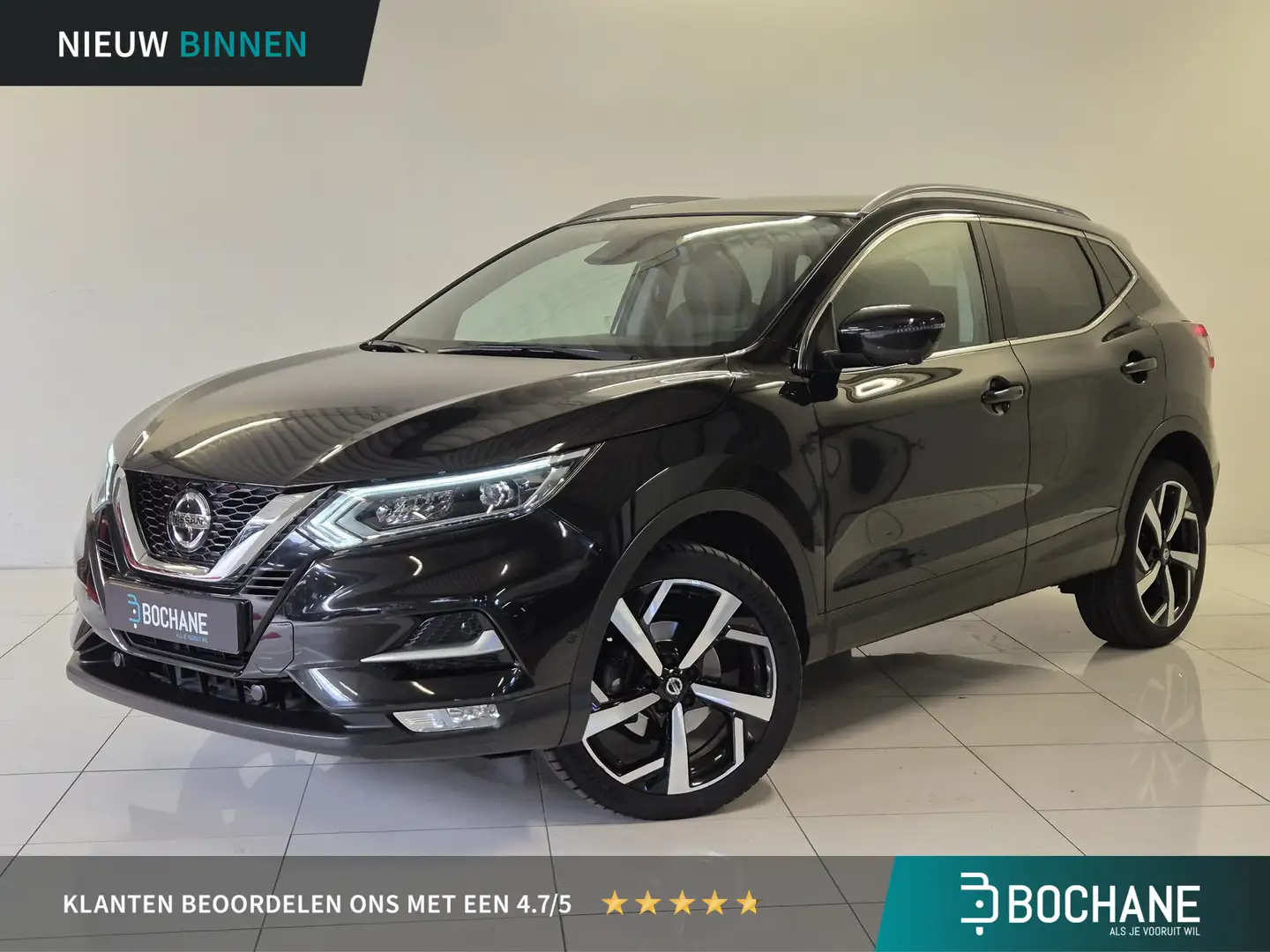 Nissan Qashqai 1.3 DIG-T 160 Tekna Automaat | Navigatie | 360° Ca Noir - 1