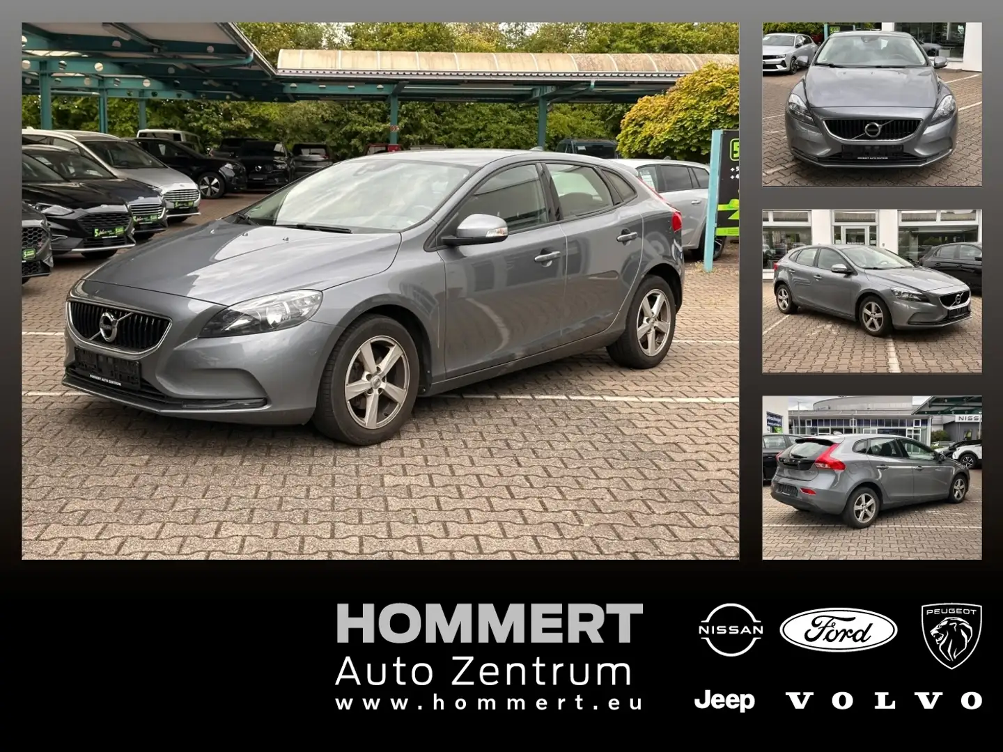 Volvo V40 D2 Kinetic *Navi*LED*CD-Player*Händler* Grijs - 1