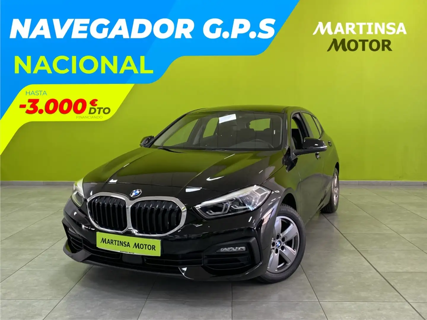 BMW 116 116dA Negro - 1