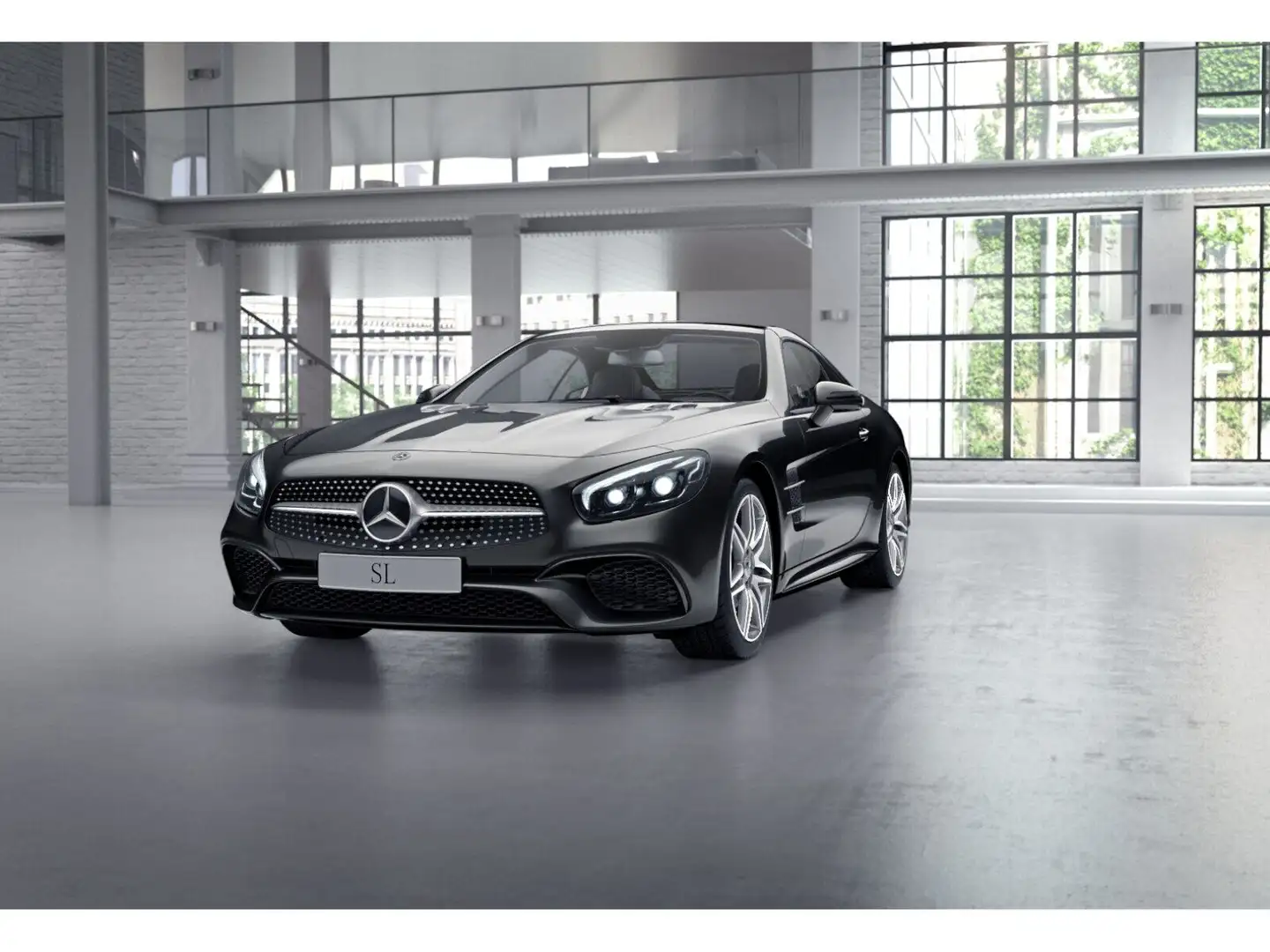 Mercedes-Benz SL 500 AMG COMAND DISTR KAMERA PANO SPUR PDC SHZ Grigio - 2