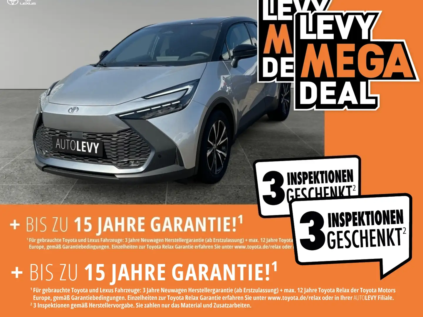 Toyota C-HR 1.8 FWD Team Deutschland ACC FLA SpurH LED Silber - 1