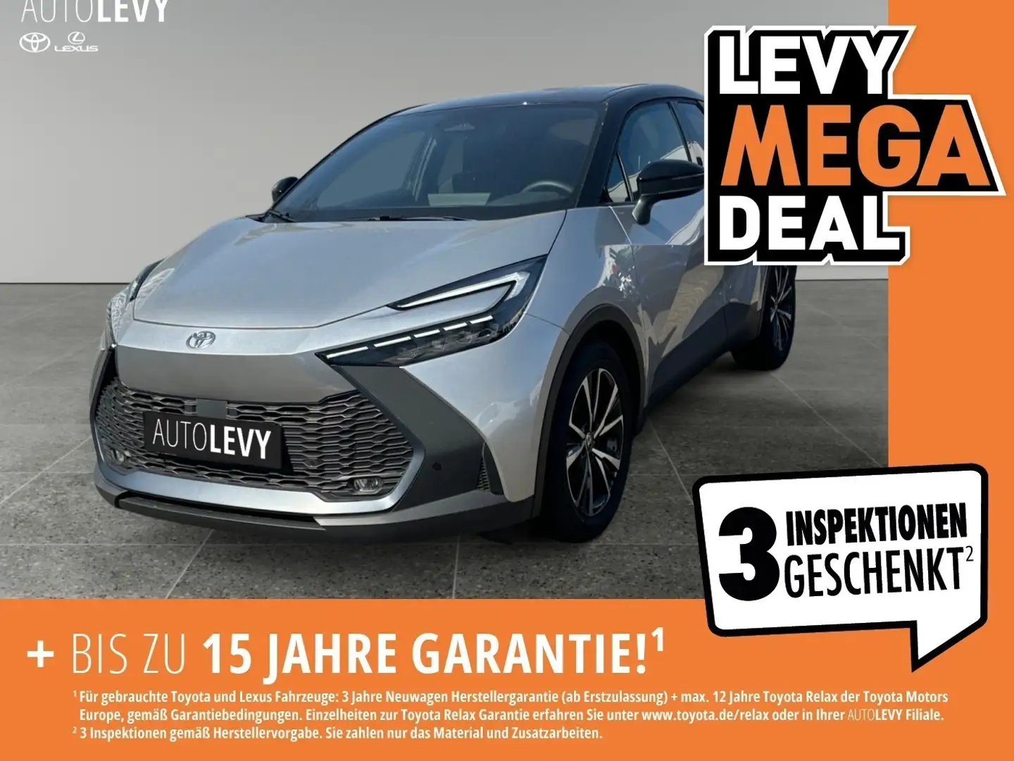 Toyota C-HR 1.8 FWD Team Deutschland ACC FLA SpurH LED Silber - 2