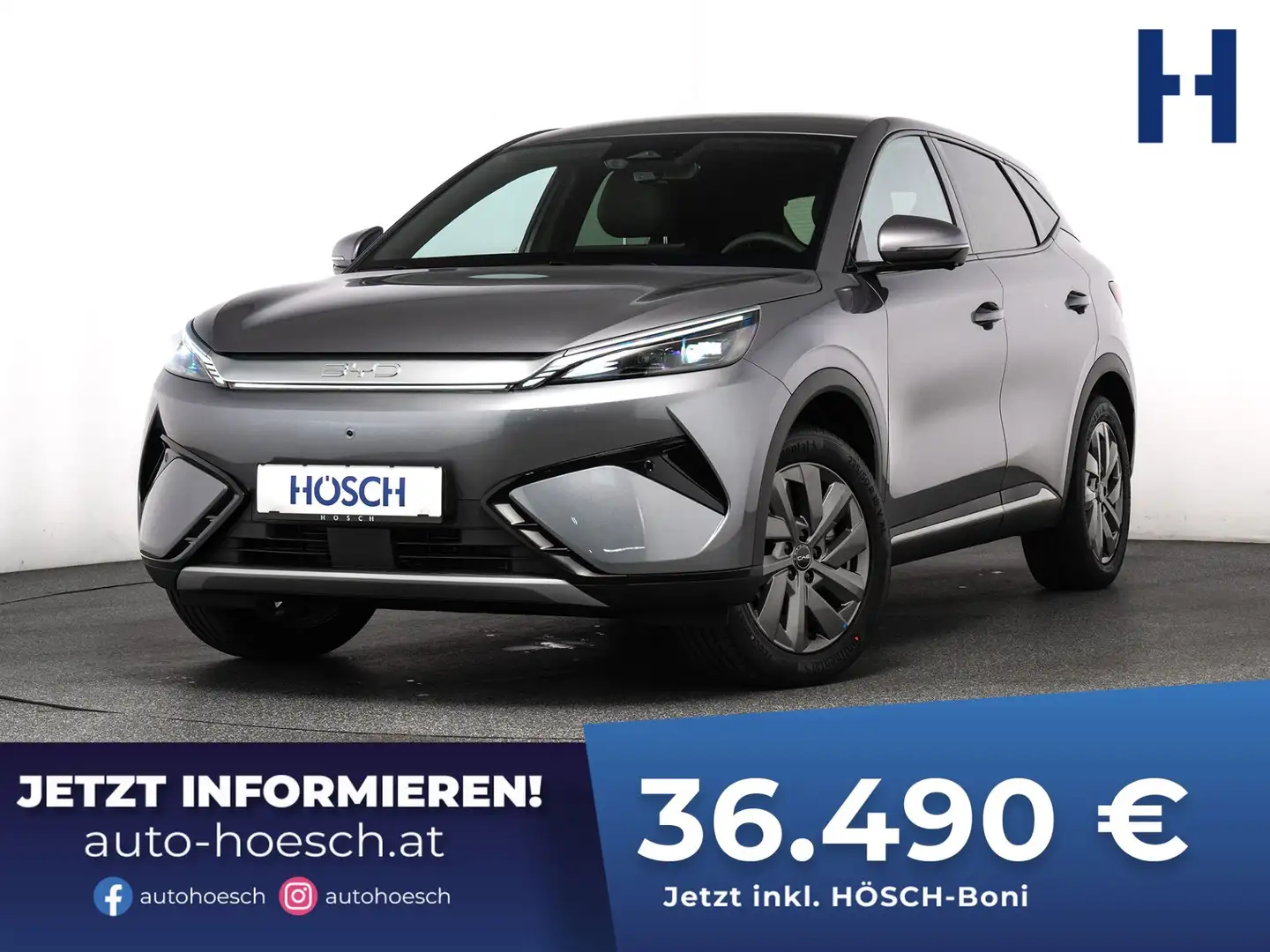 BYD Atto 3 EVO DESIGN 74,8 kWh SITZKÜHLUNG 360° ASSISTENZ Grau - 1