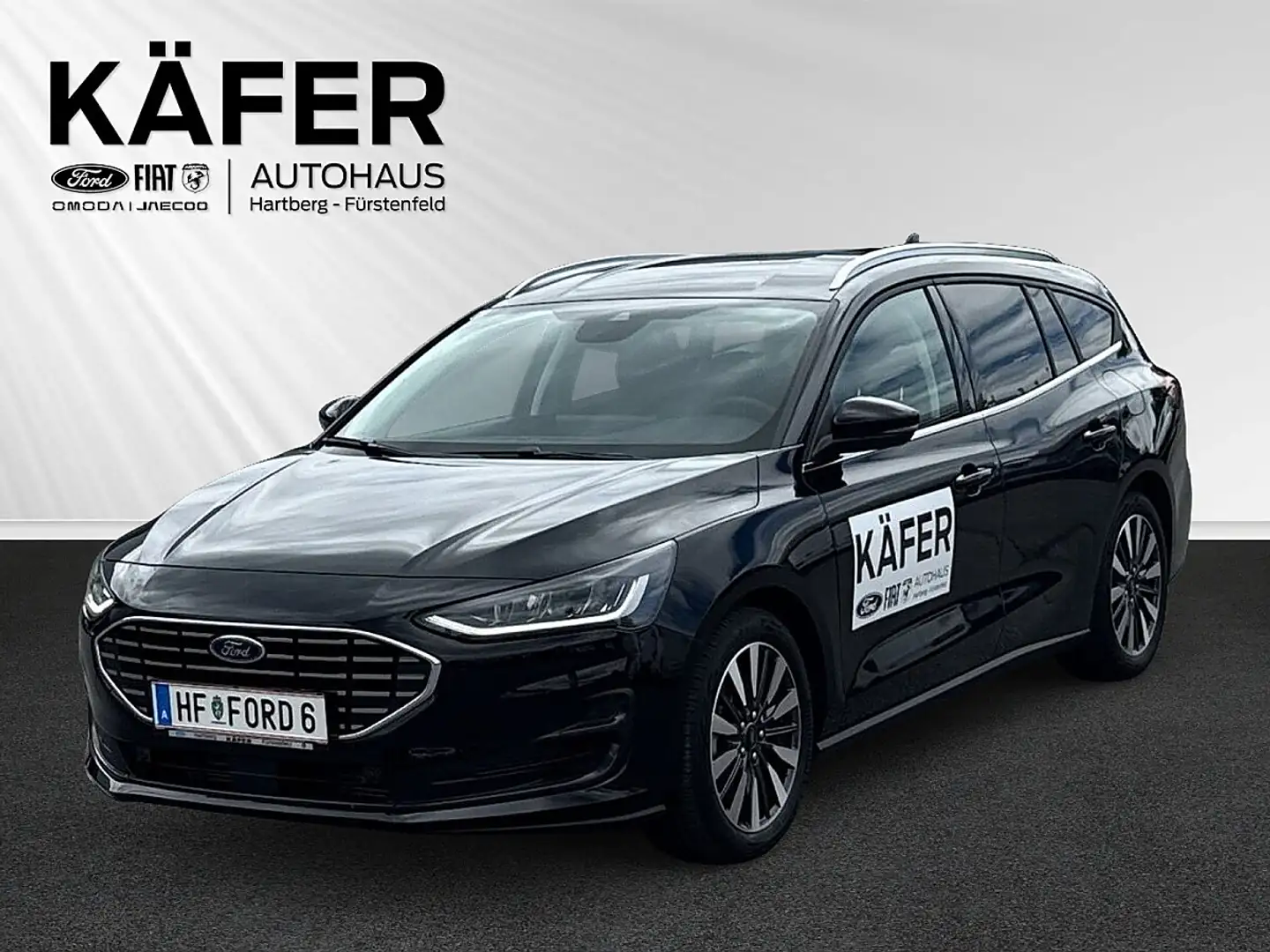 Ford Focus Turnier 1,0 EcoBoost Hybrid Titanium X Aut. Schwarz - 1