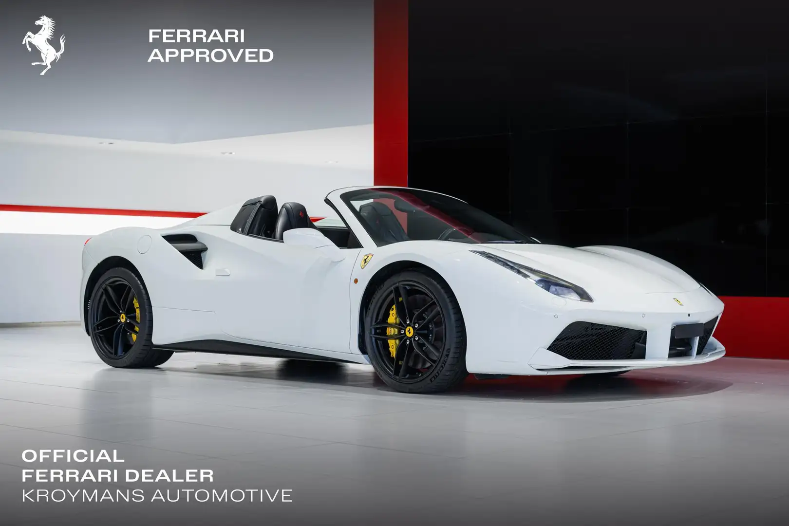 Ferrari 488 Spider - Kroymans Ferrari Wit - 1
