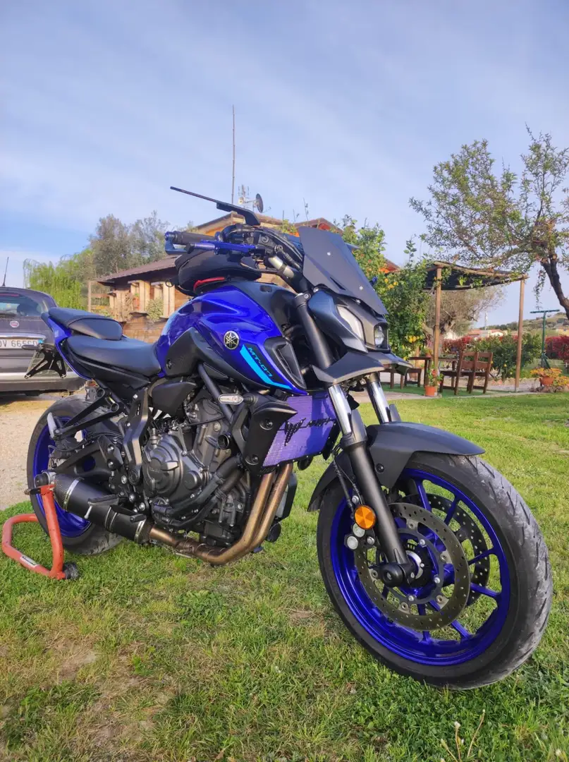 Yamaha MT-07 ABS LCD Full Power Blu/Azzurro - 1