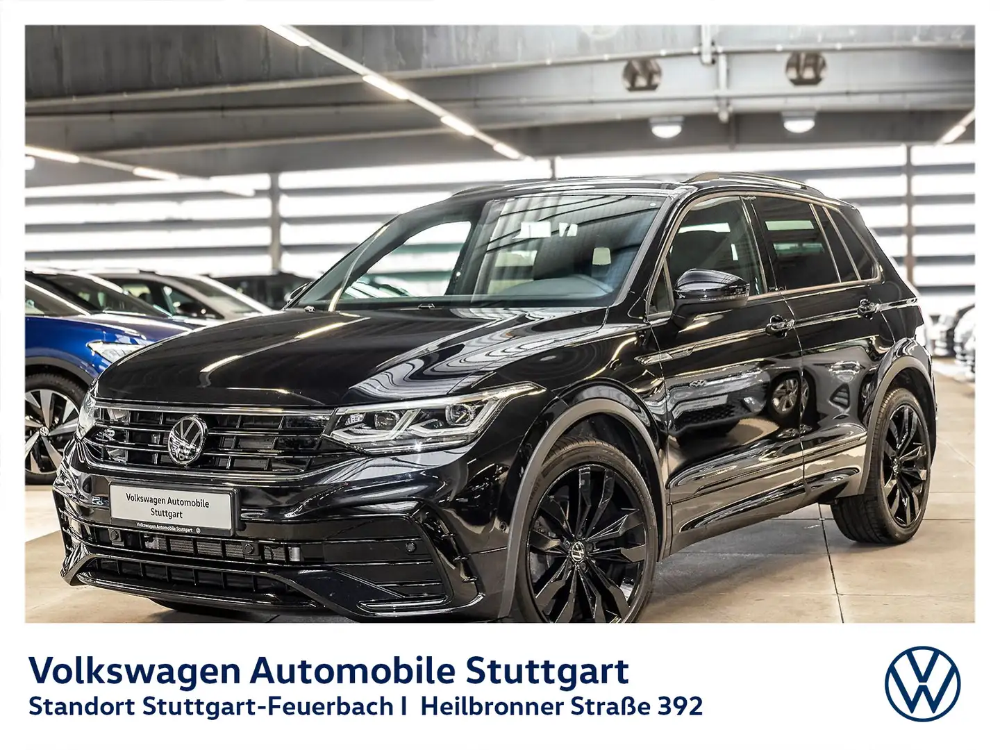 Volkswagen Tiguan 2.0 TDI R-Line DSG Navi AHK Kamera Schwarz - 1