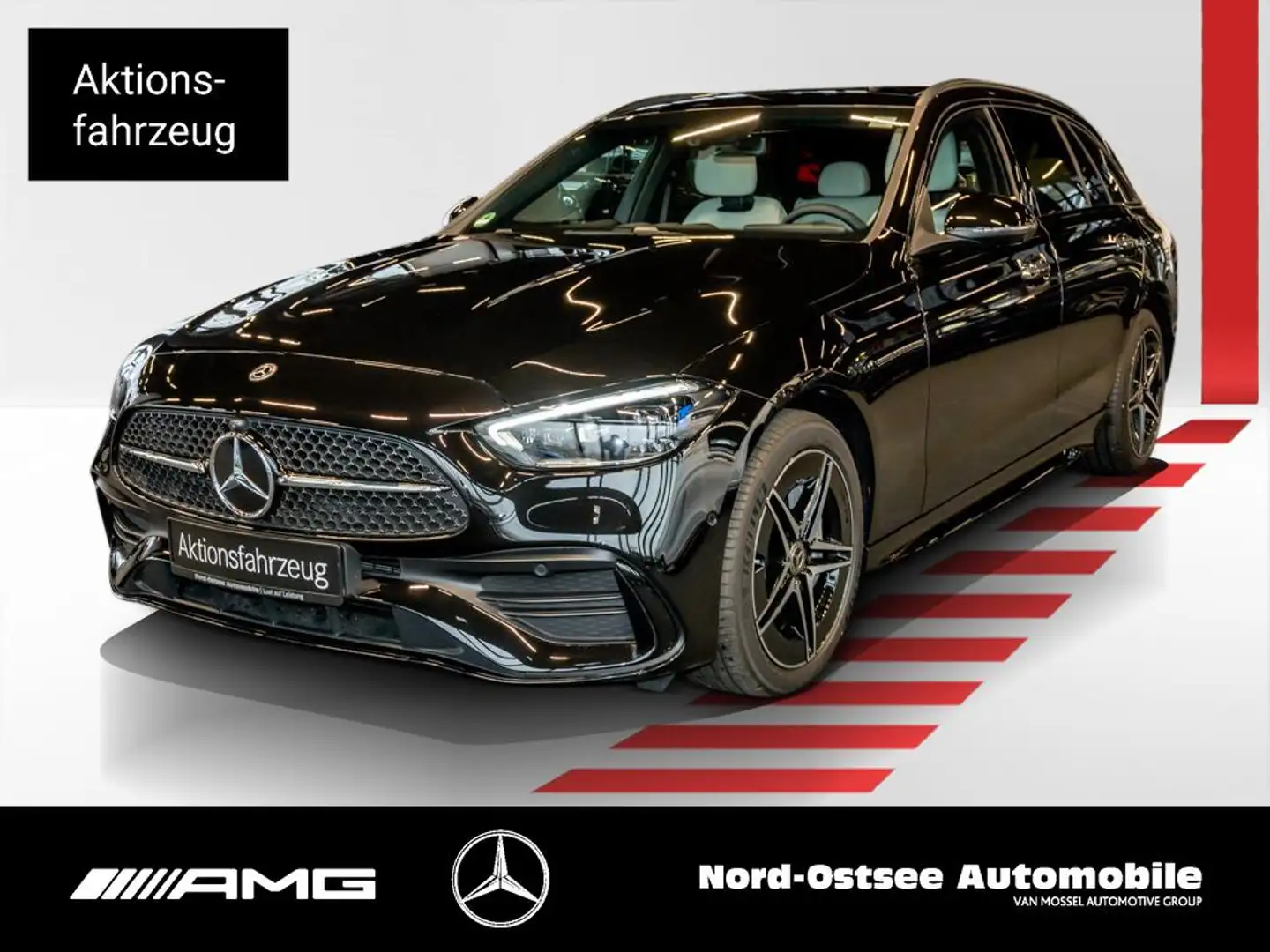 Mercedes-Benz C 300 de T AMG NIGHT KEYLESS PANO DIGITAL-LIGHT Schwarz - 1