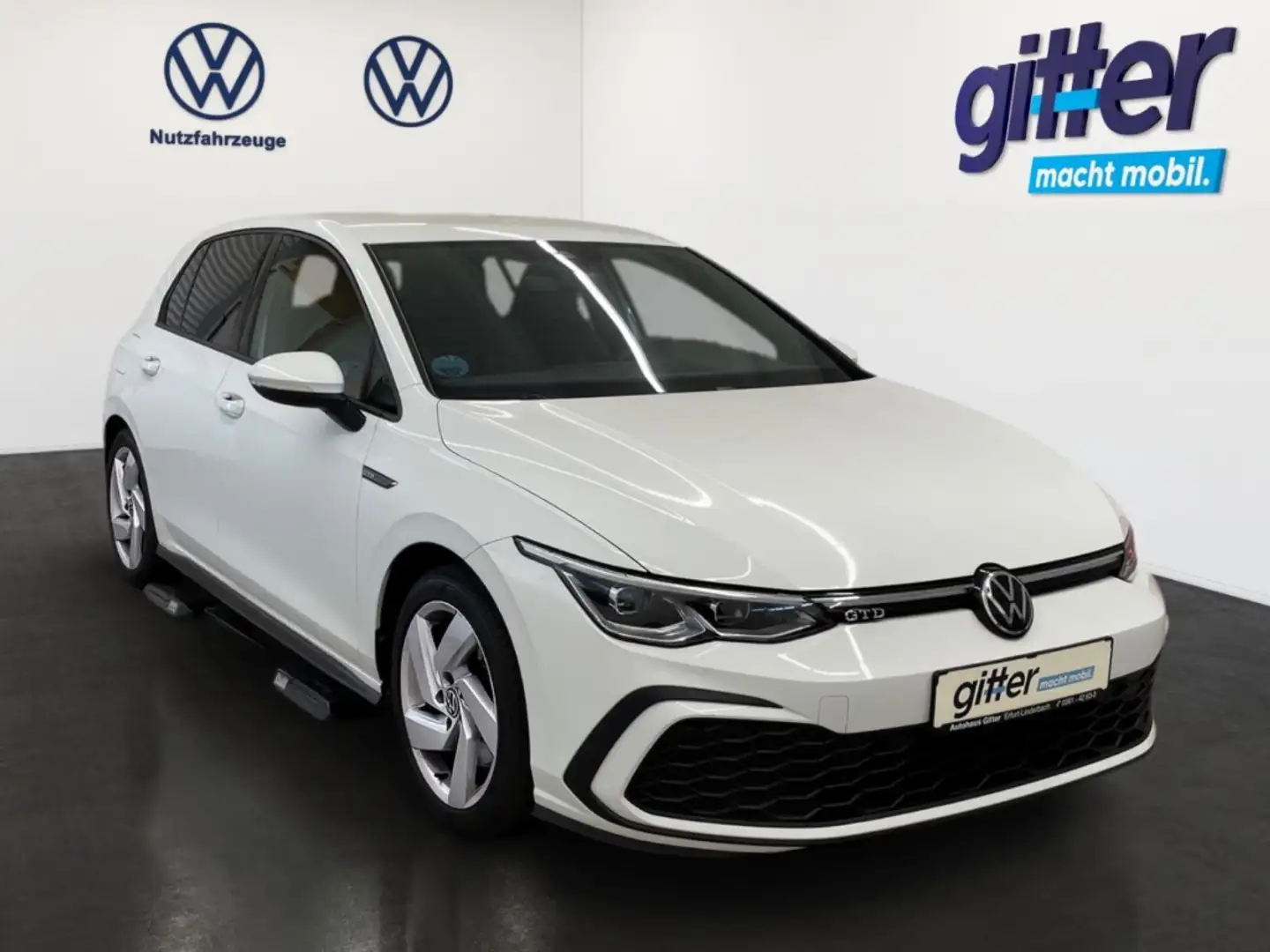 Volkswagen Golf VIII GTD NAVI BUSINESS SPRACHSTEUERUNG LICHT+SICHT Wit - 2