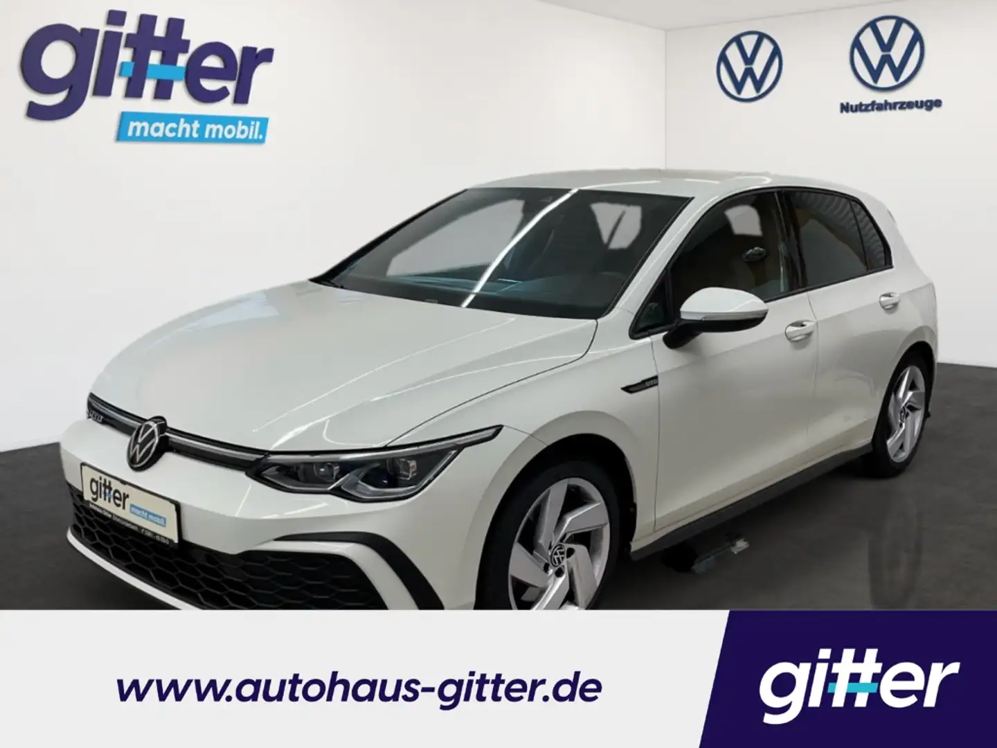 Volkswagen Golf VIII GTD NAVI BUSINESS SPRACHSTEUERUNG LICHT+SICHT Wit - 1