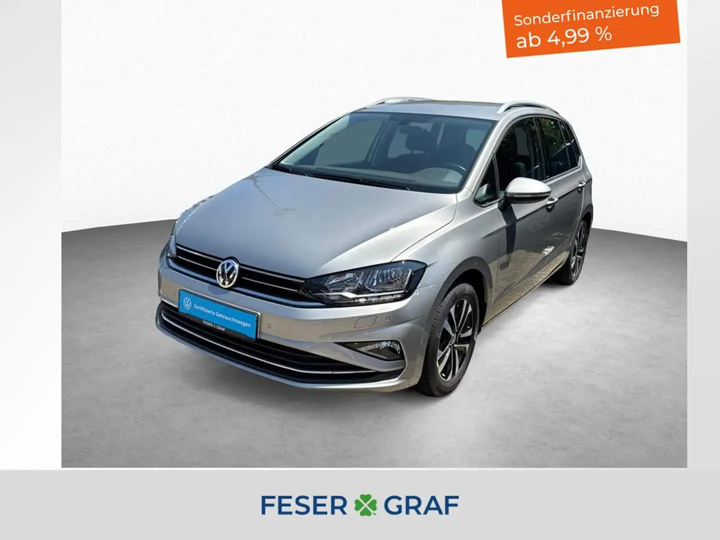 Volkswagen Golf Sportsvan 1.5TSI 6-Gang UNITED NAVI KAMERA ACC Argent - 1