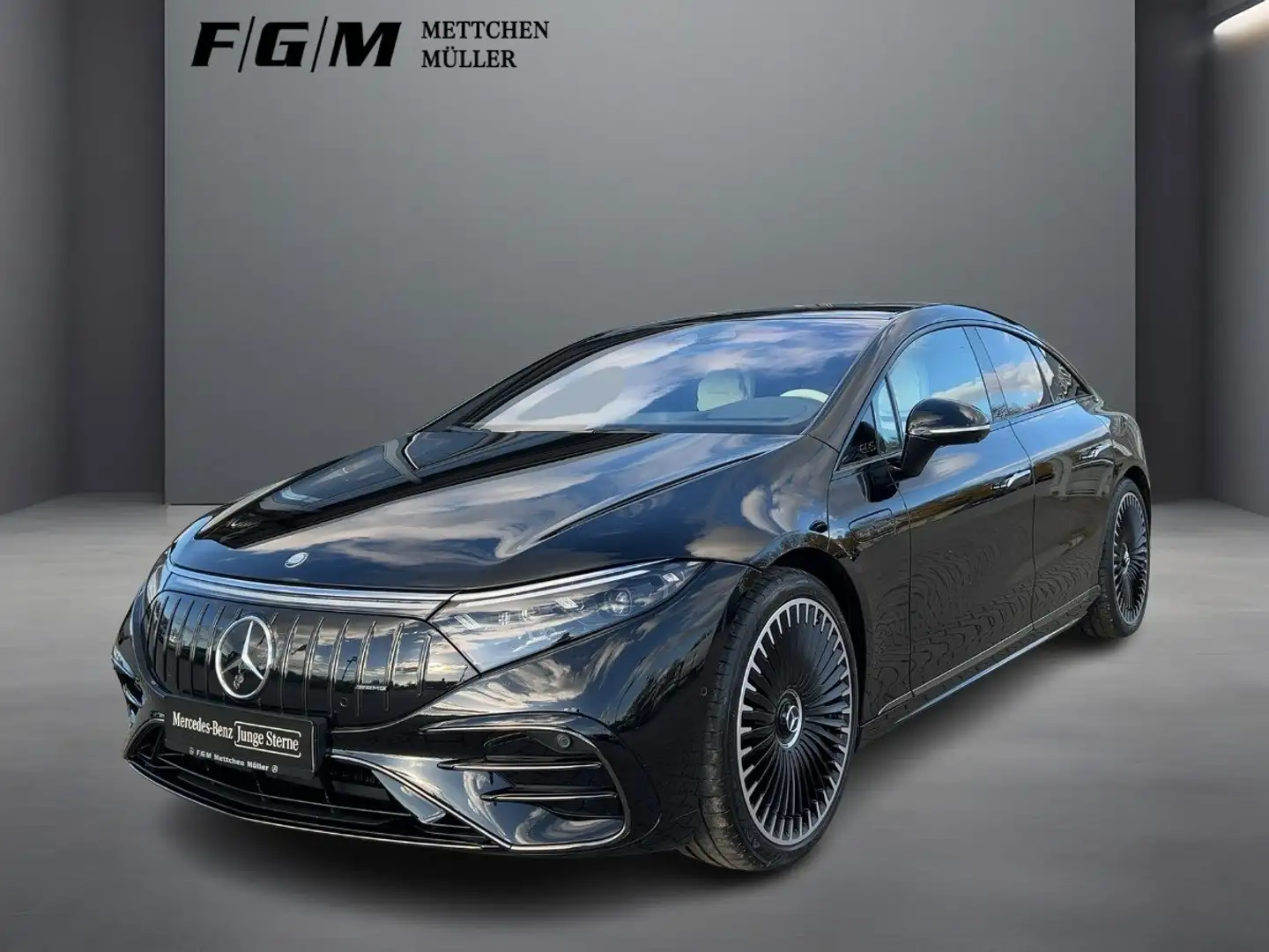 Mercedes-Benz EQS 53 AMG 4M+ Burm|HUD|KeyGo|S-Dach|TWA|360 Zwart - 2