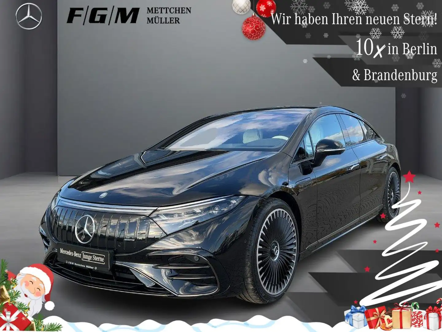 Mercedes-Benz EQS 53 AMG 4M+ Burm|HUD|KeyGo|S-Dach|TWA|360 Noir - 1