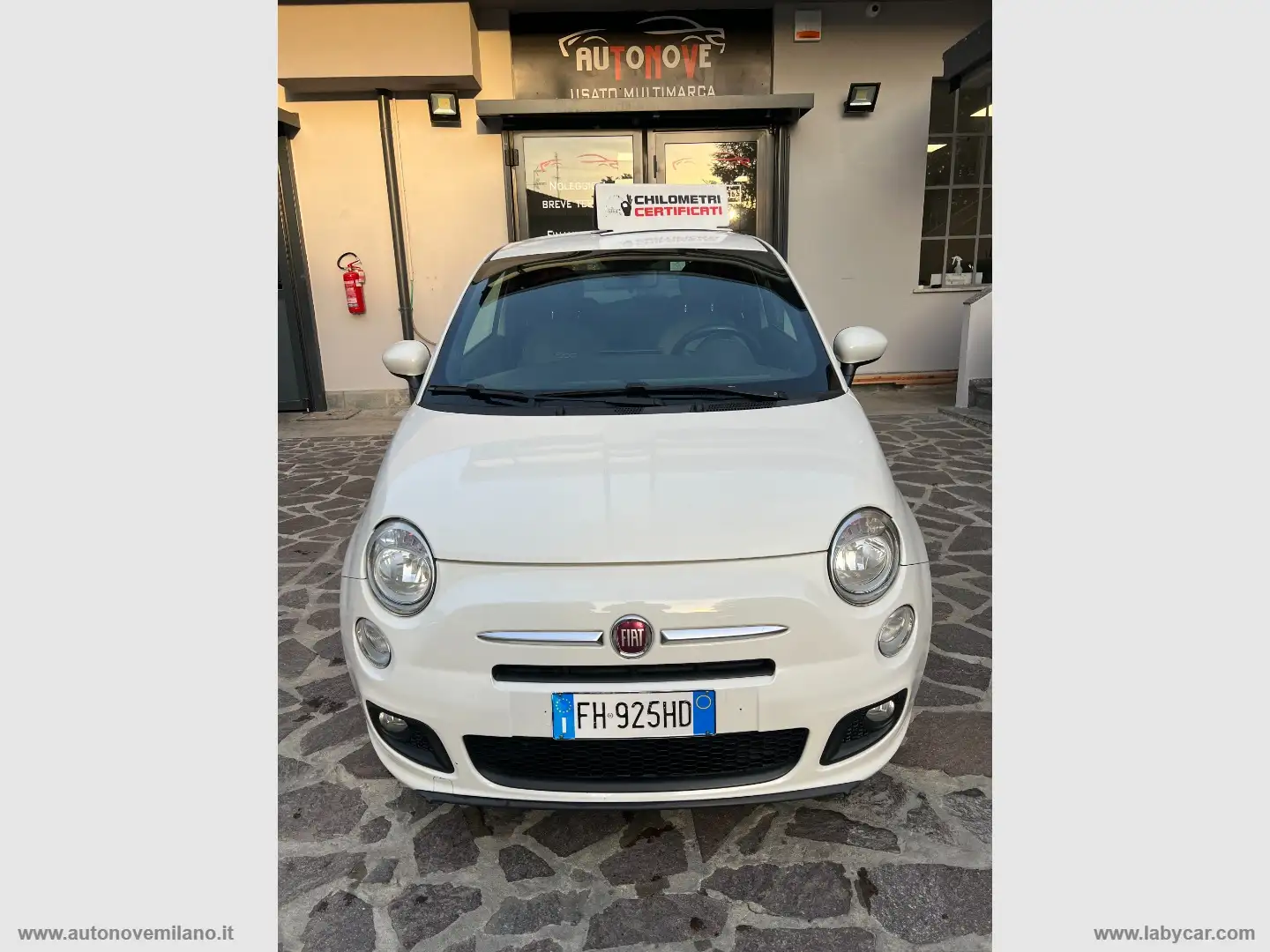 Fiat 500 1.2 S PREZZO REALE-WWW.AUTONOVEMILANO.IT Bianco - 1