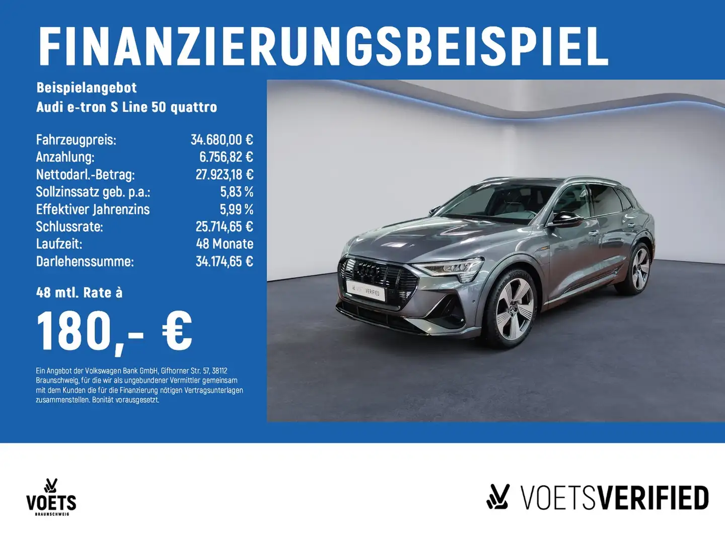 Audi e-tron S Line 50 quattro PANO+B&O+MATRIX-LED Grijs - 2