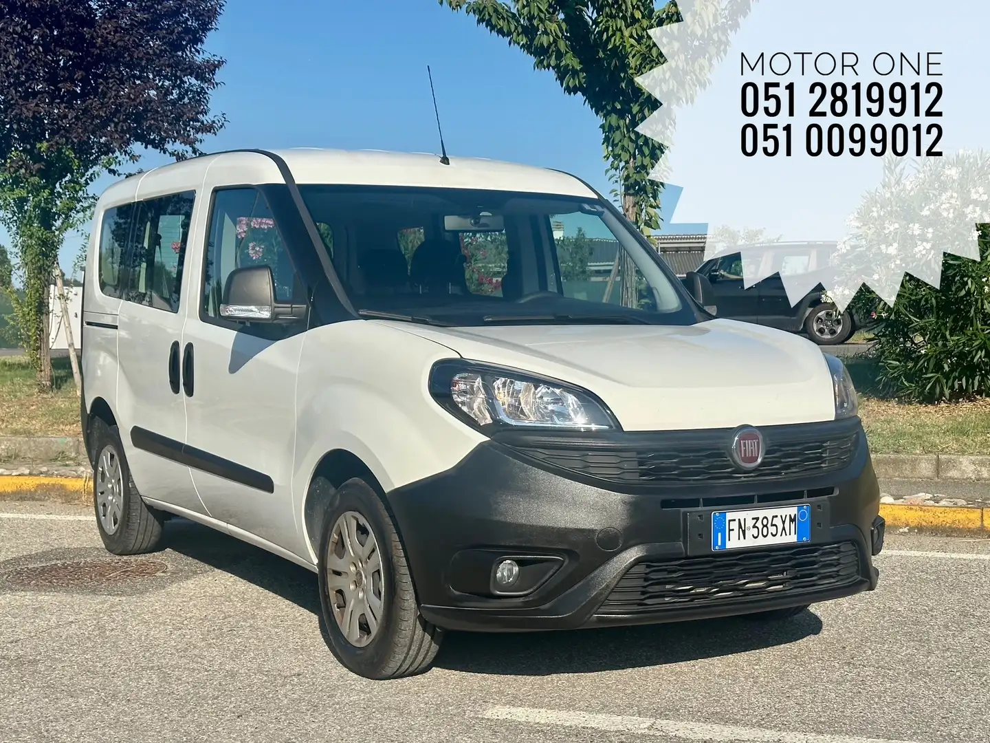 Fiat Doblo AUTOCARRO 5 POSTI 1.3 mjt  95cv Bianco - 1