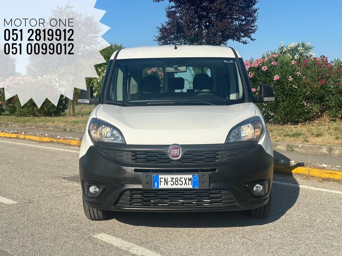 Fiat Doblo AUTOCARRO 5 POSTI 1.3 mjt  95cv Bianco - 2