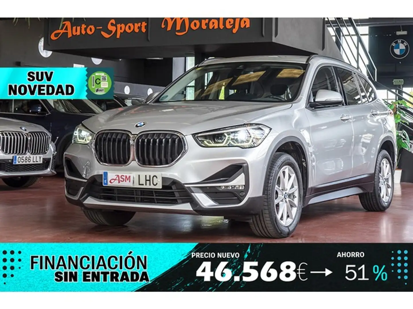 BMW X1 sDrive 18dA Business Plateado - 1