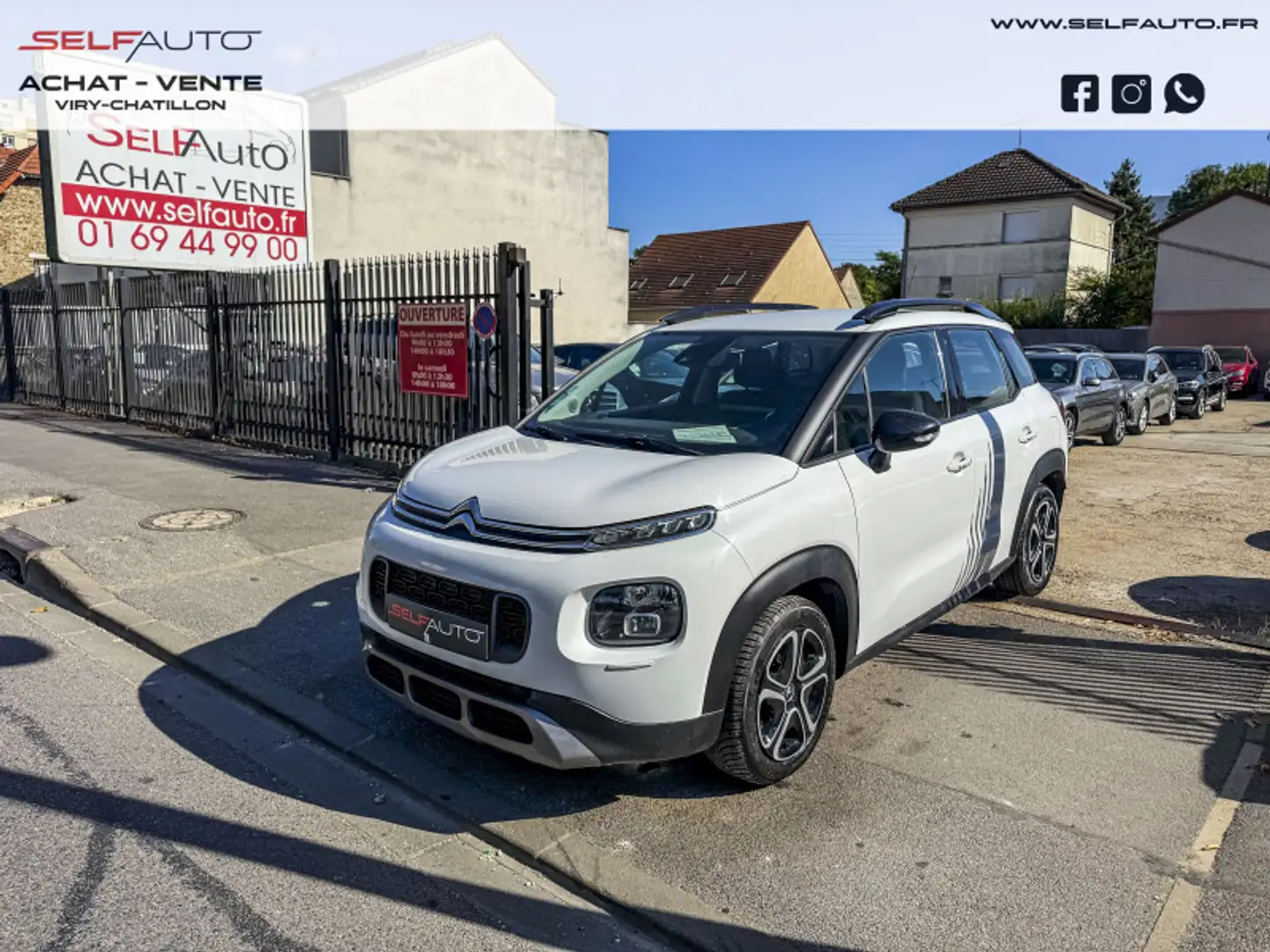 Citroen C3 Aircross BLUEHDI 100CH S\u0026S FEEL BUSINESS 96G Blanc - 1