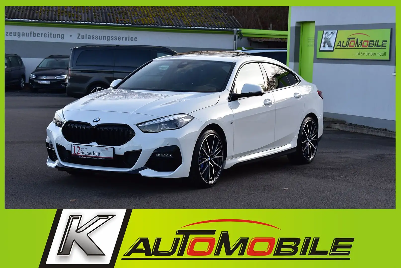 BMW 218i Gran Coupé M Sport LED+Head-Up+Panorama+ACC Blanc - 1