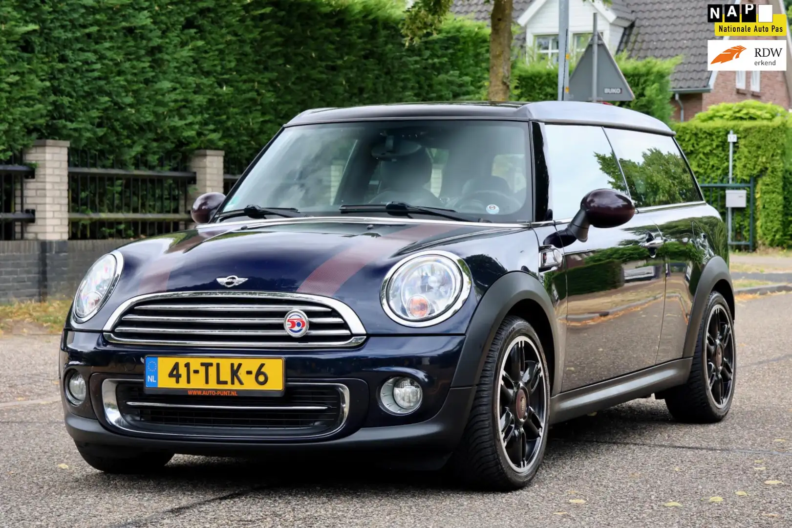 MINI Cooper Clubman Mini 1.6 Hampton | PANO | CLIMA | CRUISE | LEDER | Blauw - 1