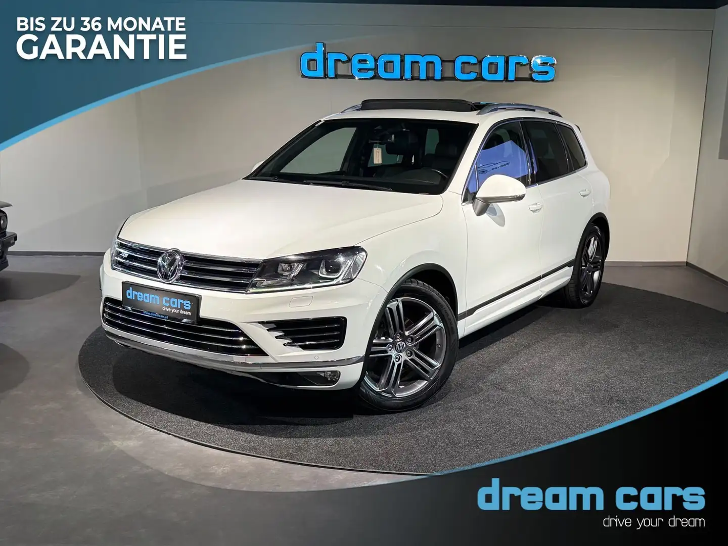Volkswagen Touareg 3,0 TDI Aut. / R LINE / LUFT / PANO / AHK / Weiß - 1