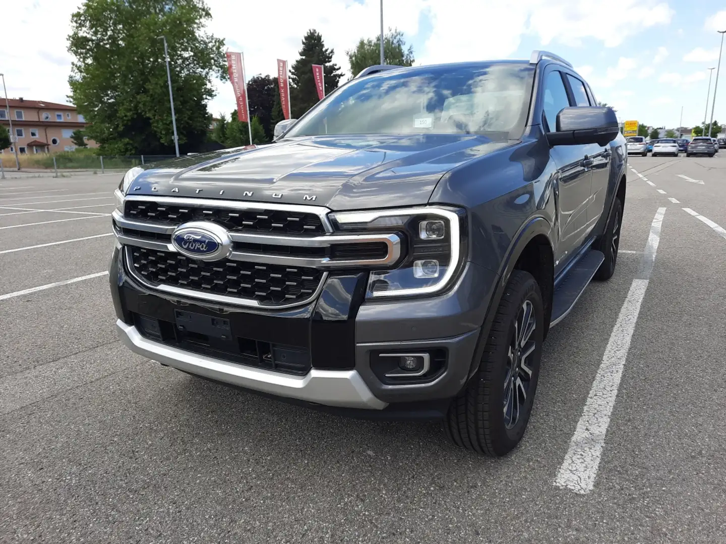 Ford Ranger DOKA Platinum 3.0l EcoBlue LED, AHK, RFK Gris - 2