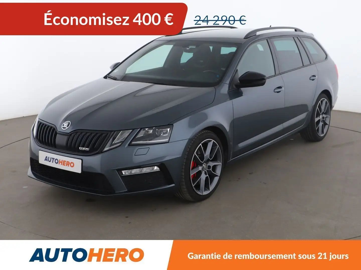 Skoda Octavia Combi 2.0 TSI RS DSG7 Gris - 1