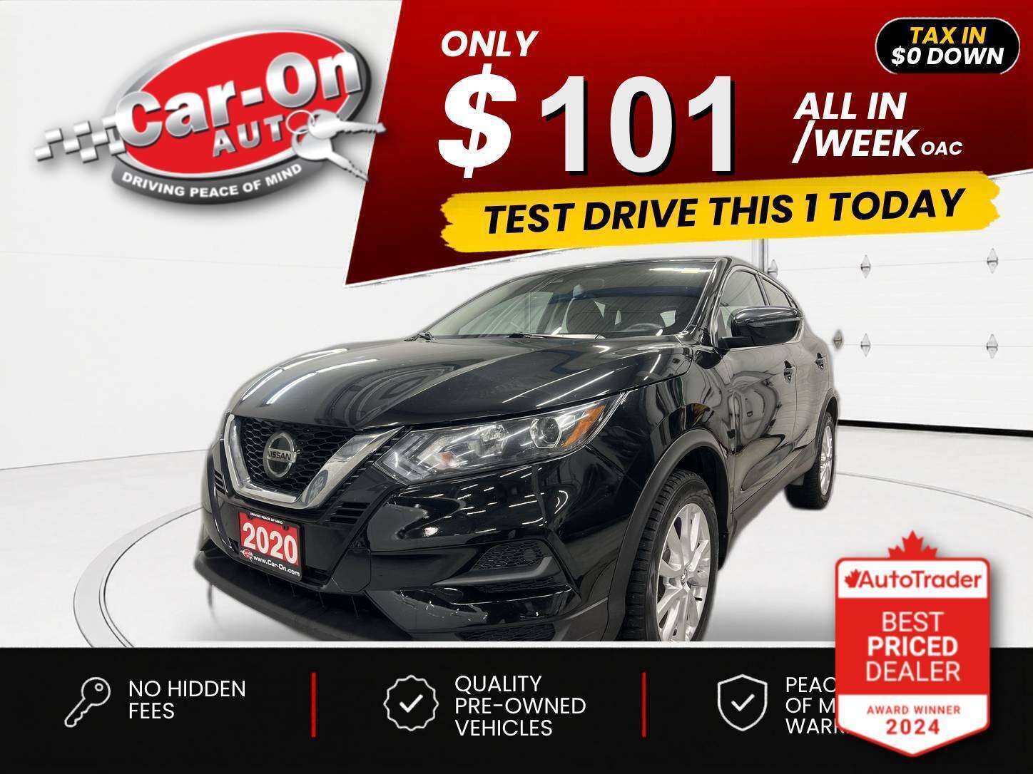 Black 2020 Nissan Rogue Sport   Automatic