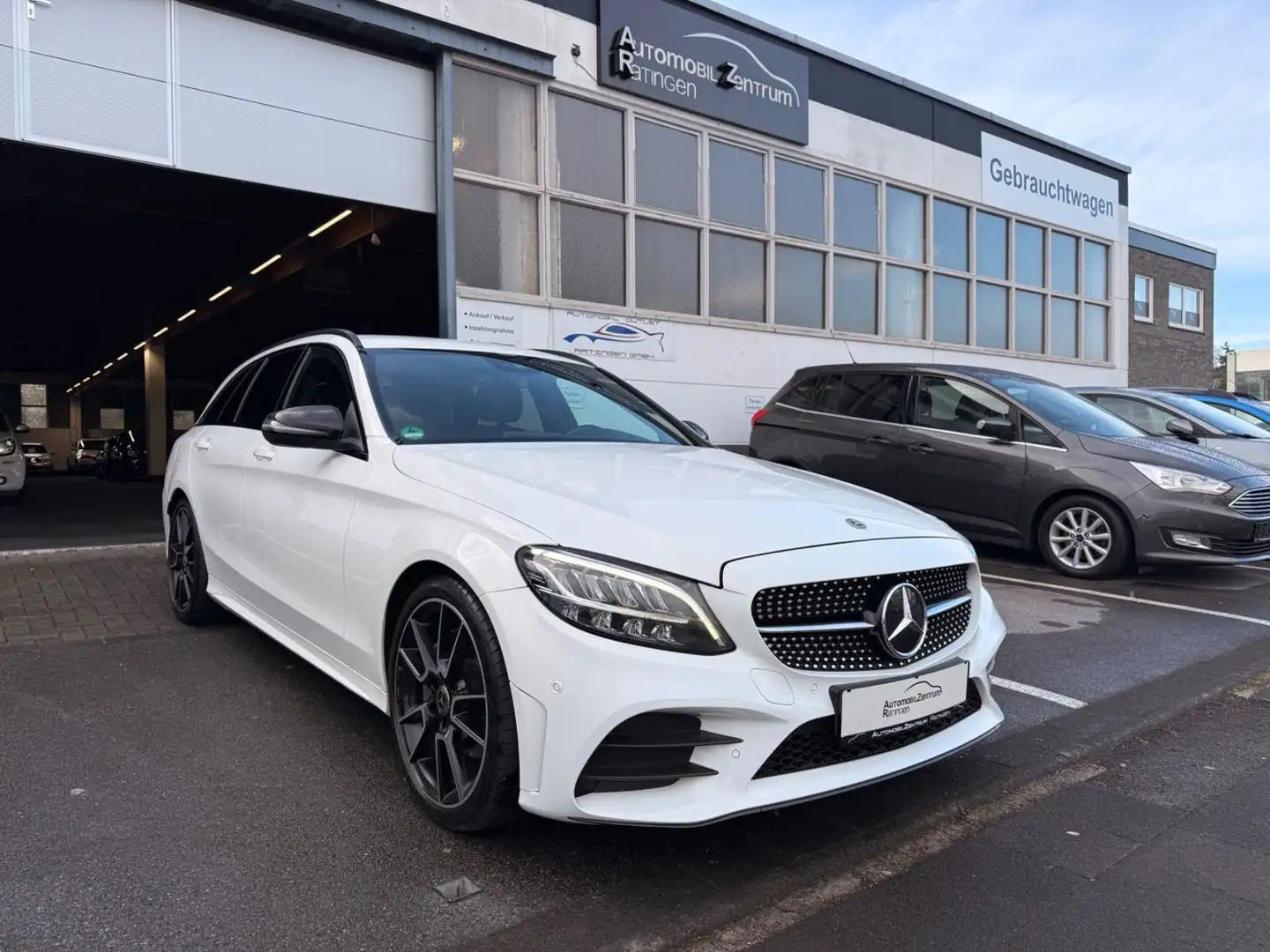 Mercedes-Benz C 220 T d 9G-Tronic AMG Line NIGHT*LED*NAV*TOP Blanc - 1