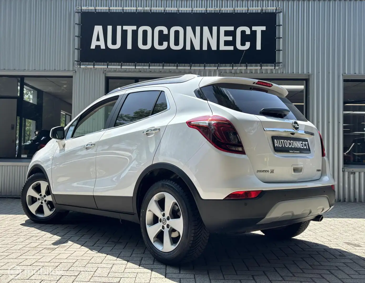 Opel Mokka X 1.4 Turbo. HALF/LEDER, NAVI, CAMERA, 140 PK, CRUIS Wit - 2