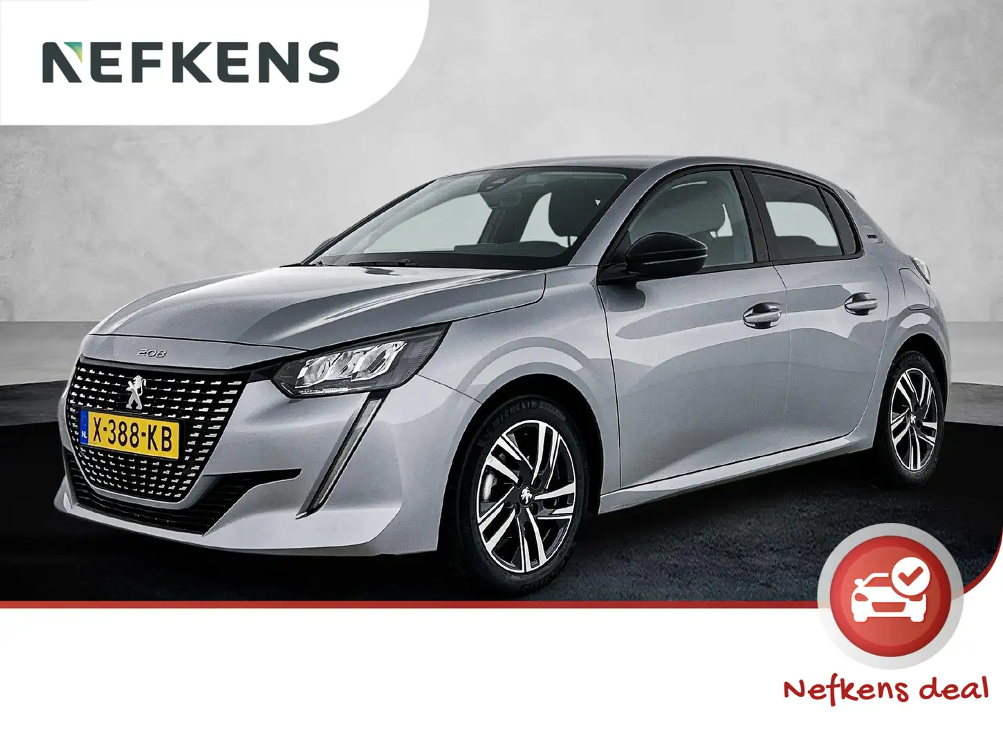 Peugeot 208 Style 75pk | Navigatie | Parkeersensoren Achter | Grijs - 1