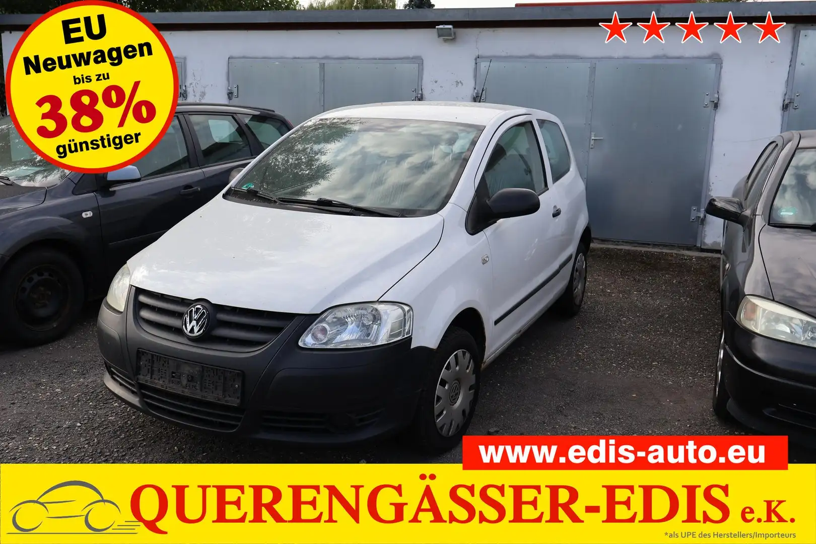 Volkswagen Fox 1.2 40 kW (54 PS), Schalt. 5-Gang, Frontantrieb Weiß - 1