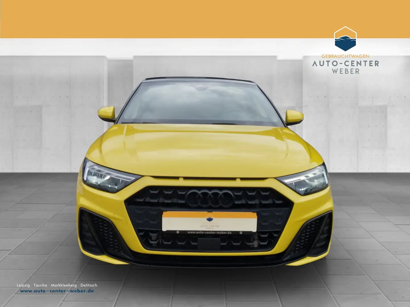 Audi A1 Sportback 1.5 TFSI S line DSG AUT*DynLicht*LM Gelb - 2