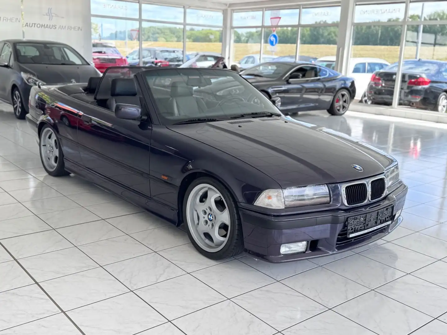 BMW 328 Cabrio + Klima + M - Technik + Leder + 2.Hnd Mauve - 1