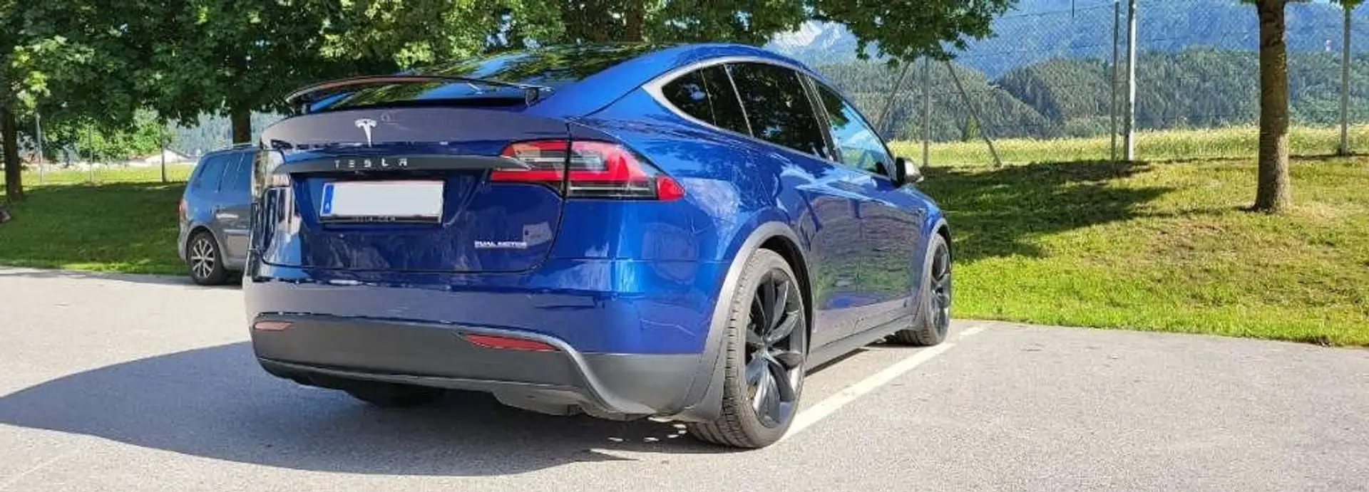 Tesla Model X Performance 100kwh (P100D) Raven inkl. Autopilot Blu/Azzurro - 2
