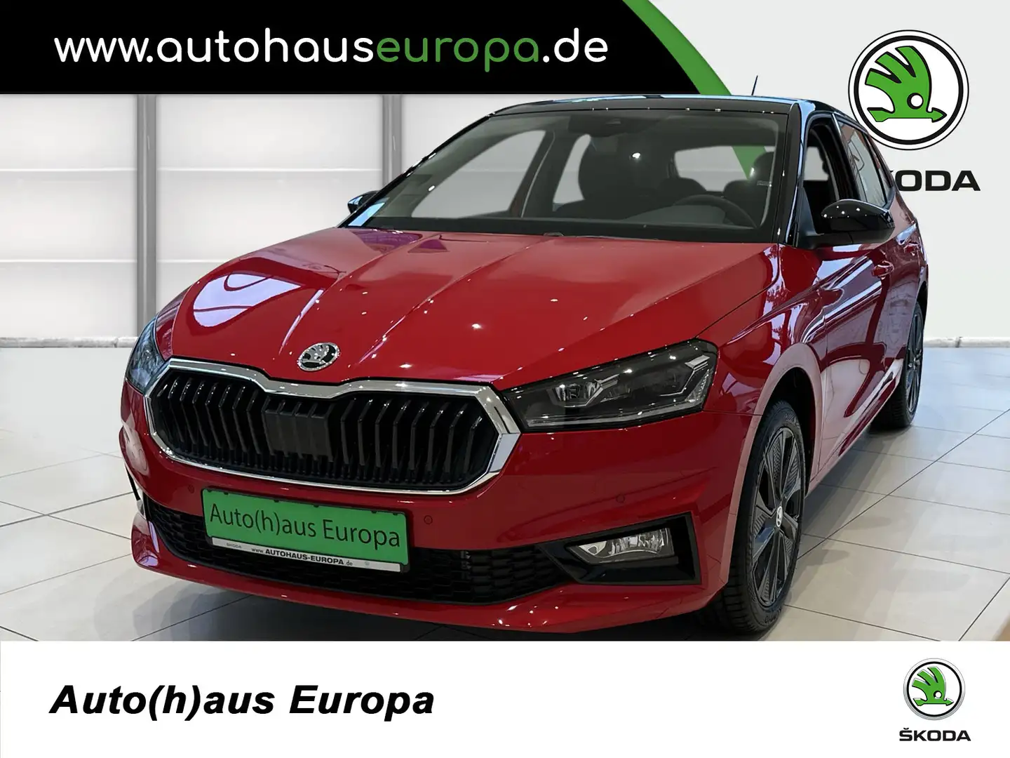 Skoda Fabia 1.5 TSI DSG Selection ACC KAM PDC NAV SHZ Rosso - 1