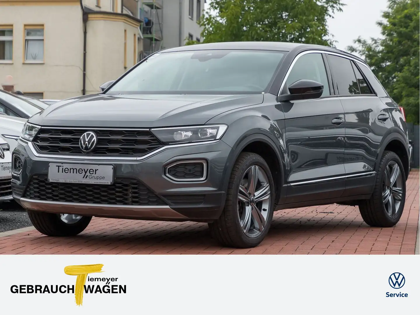 Volkswagen T-Roc 2.0 TDI DSG STYLE LM18 AHK LED NAVI Gris - 1