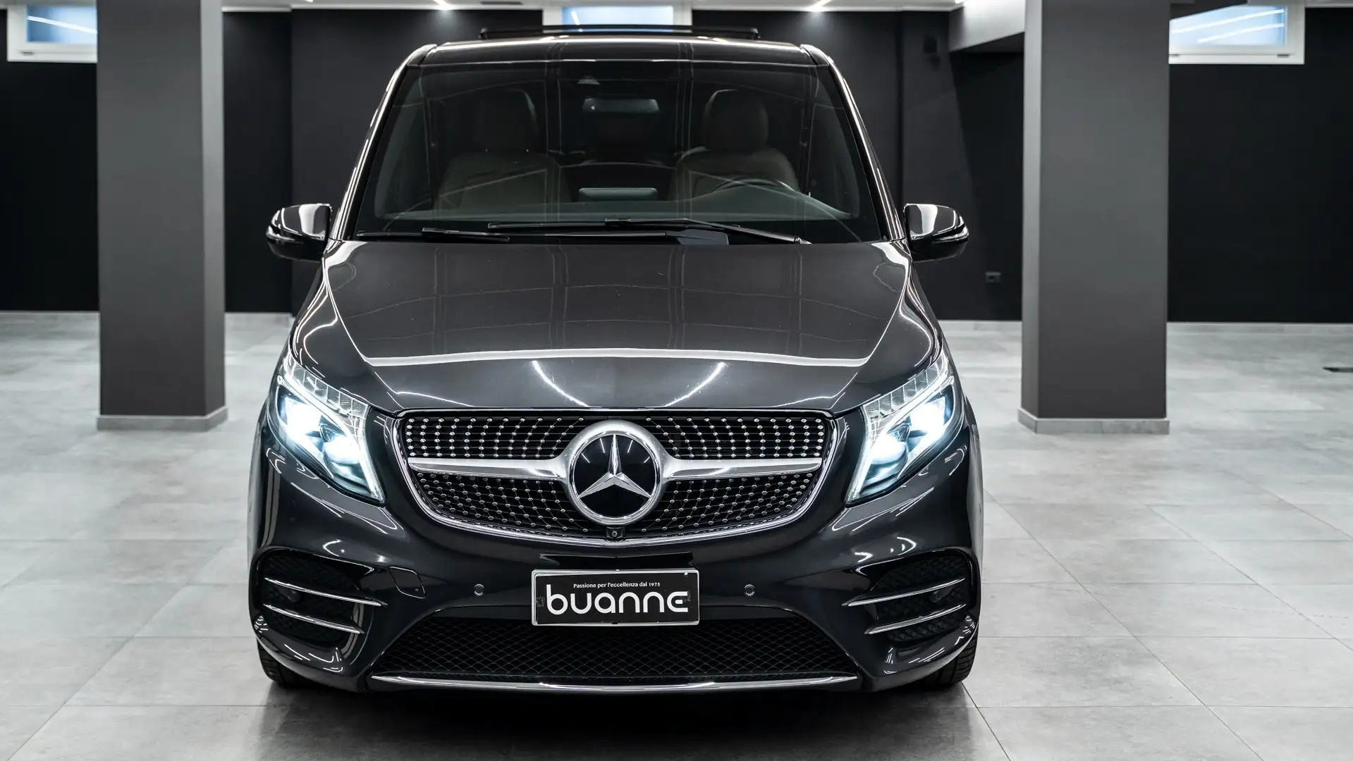 Mercedes-Benz V 300 D 8PT. PREMIUM TETTO BURMESTER PACK LUCI PELLE ITA Grigio - 2
