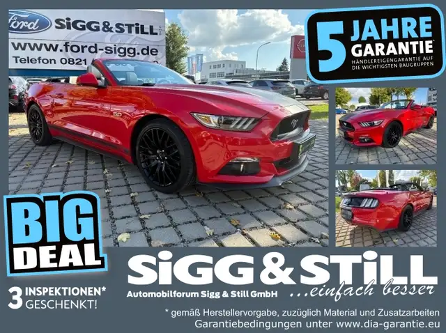 Ford Mustang 5.0 V8 GT Convertible XENON*SHZ*SITZKLIMA