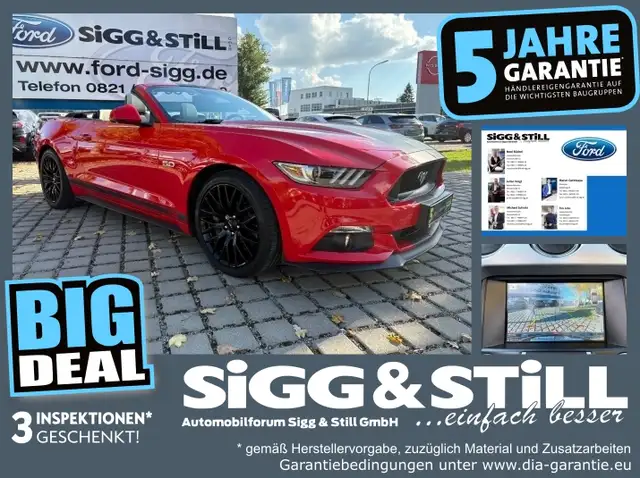 Ford Mustang 5.0 V8 GT Convertible XENON*SHZ*SITZKLIMA